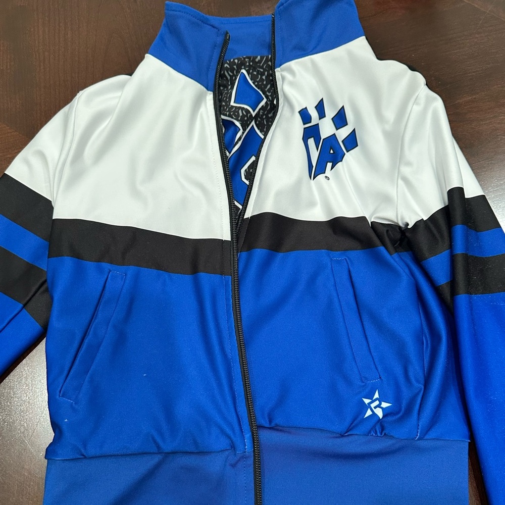 Cheer athletics reversible warmup jacket